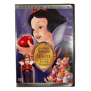 Disney Snow White and the Seven Dwarf 2 Disc DVD Platinum Edition Immersive